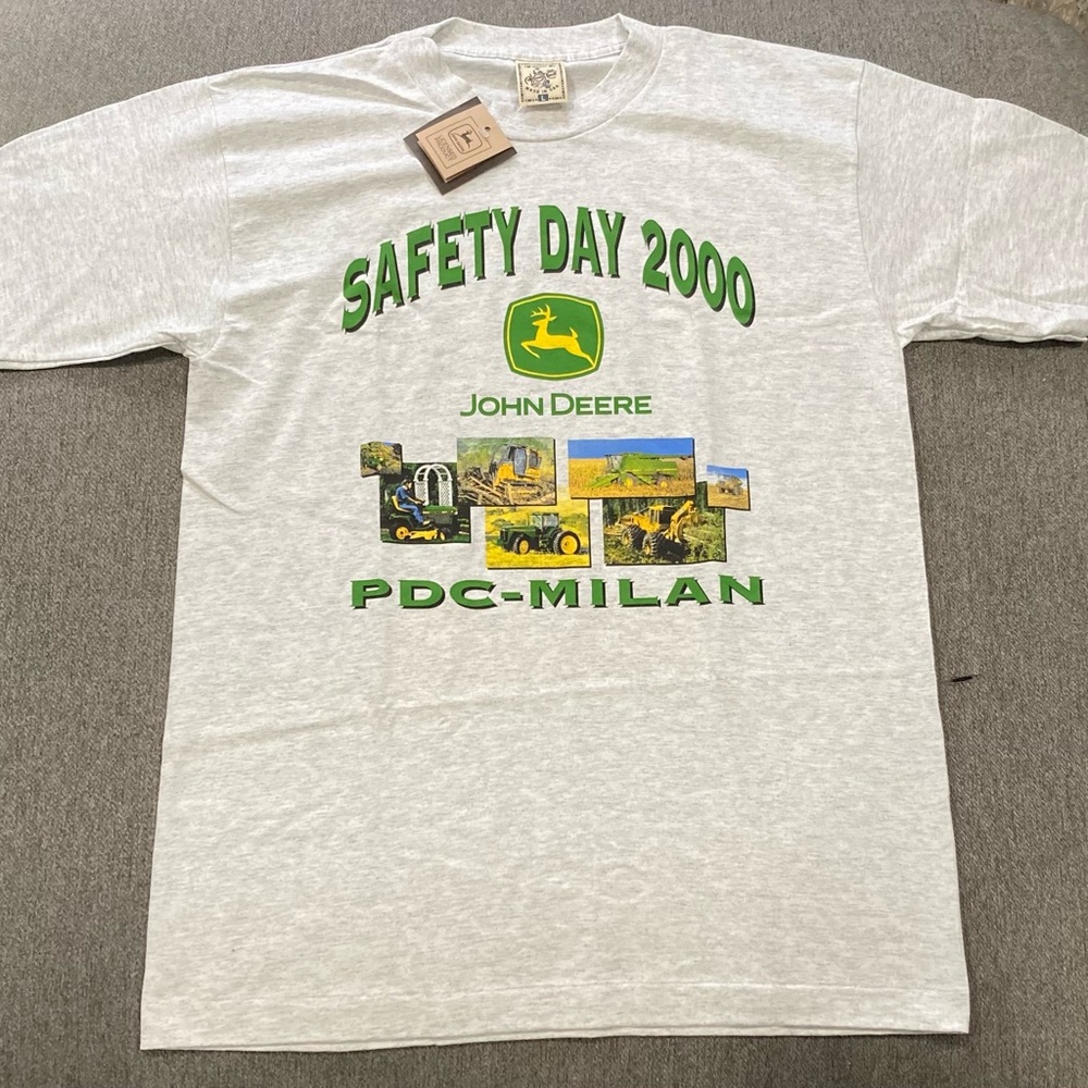 John Deere Gray Large T-Shirt
